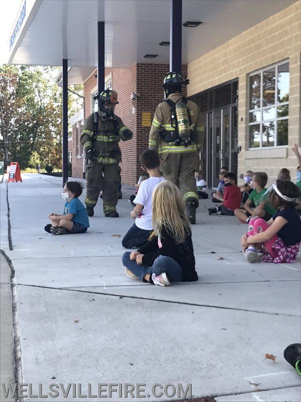 Fire Prevention Day 2020 at Wellsville Elementary School